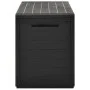 Anthrazitgraue Garten-Aufbewahrungsbox 116x44x55 cm von vidaXL, Aufbewahrungsboxen für den Außenbereich - Ref: Foro24-49445, ...