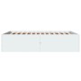 White engineered wood bed frame 120x200 cm by vidaXL, Beds and slatted bases - Ref: Foro24-3280930, Price: 143,35 €, Discount: %