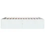 White engineered wood bed frame 120x200 cm by vidaXL, Beds and slatted bases - Ref: Foro24-3280930, Price: 141,68 €, Discount: %