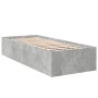 Betongrauer Bettrahmen aus Holzwerkstoff, 90 x 200 cm von vidaXL, Betten und Lattenroste - Ref: Foro24-3281059, Preis: 93,52 ...