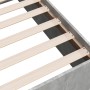 Betongrauer Bettrahmen aus Holzwerkstoff, 90 x 200 cm von vidaXL, Betten und Lattenroste - Ref: Foro24-3281059, Preis: 93,52 ...