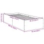 Estructura de cama madera de ingeniería roble Sonoma 90x190 cm de vidaXL, Camas y somieres - Ref: Foro24-3281065, Precio: 91,...