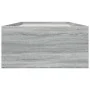 Sonoma gray engineered wood bed frame 90x200 cm by vidaXL, Beds and slatted bases - Ref: Foro24-3280970, Price: 110,18 €, Dis...