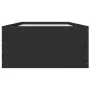Black engineered wood bed frame 90x200 cm by vidaXL, Beds and slatted bases - Ref: Foro24-3280966, Price: 110,18 €, Discount: %