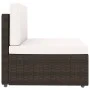 2-piece synthetic brown rattan garden furniture set by vidaXL, Modular outdoor sofas - Ref: Foro24-49512, Price: 171,75 €, Di...