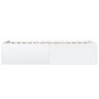 White engineered wood bed frame 90x190 cm by vidaXL, Beds and slatted bases - Ref: Foro24-3280972, Price: 110,01 €, Discount: %