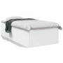 Estructura de cama madera de ingeniería blanca 75x190 cm de vidaXL, Camas y somieres - Ref: Foro24-3280979, Precio: 104,58 €