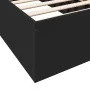 Schwarzer Bettrahmen aus Holzwerkstoff, 100 x 200 cm von vidaXL, Betten und Lattenroste - Ref: Foro24-3281050, Preis: 98,65 €...