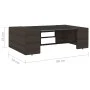2-piece synthetic brown rattan garden furniture set by vidaXL, Modular outdoor sofas - Ref: Foro24-49512, Price: 171,75 €, Di...