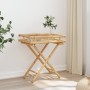 Bamboo folding tray table 60x40x68 cm by vidaXL, Trays - Ref: Foro24-366455, Price: 59,73 €, Discount: %