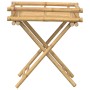 Bamboo folding tray table 60x40x68 cm by vidaXL, Trays - Ref: Foro24-366455, Price: 59,73 €, Discount: %