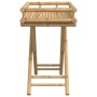 Bamboo folding tray table 60x40x68 cm by vidaXL, Trays - Ref: Foro24-366455, Price: 59,73 €, Discount: %