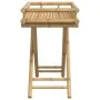 Bamboo folding tray table 60x40x68 cm by vidaXL, Trays - Ref: Foro24-366455, Price: 62,05 €, Discount: %
