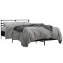 Estructura de cama madera de ingeniería y metal negro 120x200cm de vidaXL, Camas y somieres - Ref: Foro24-3280037, Precio: 13...