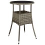 Garden dining set 5 pieces and gray glass synthetic rattan cushions by vidaXL, Garden sets - Ref: Foro24-3278724, Price: 333,...