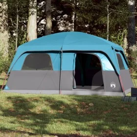 Blue Waterproof 10 Person Family Camping Tent by vidaXL, tents - Ref: Foro24-94534, Price: 265,75 €, Discount: %