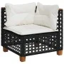 Garden sofa set 10 pieces with black synthetic rattan cushions by vidaXL, Garden sets - Ref: Foro24-3262034, Price: 805,73 €,...