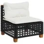 Garden sofa set 10 pieces with black synthetic rattan cushions by vidaXL, Garden sets - Ref: Foro24-3262034, Price: 805,73 €,...