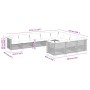 Garden sofa set 10 pieces with black synthetic rattan cushions by vidaXL, Garden sets - Ref: Foro24-3262034, Price: 725,47 €,...