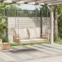 Schaukelbank mit beigen synthetischen Rattankissen 109x62x40 cm von vidaXL, Gartenbänke - Ref: Foro24-368148, Preis: 128,87 €...