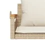 Swing bench with beige synthetic rattan cushions 109x62x40 cm by vidaXL, garden benches - Ref: Foro24-368148, Price: 128,87 €...