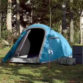Blue waterproof 2-person tunnel tent by vidaXL, tents - Ref: Foro24-94605, Price: 50,31 €, Discount: %