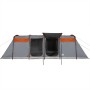Family tunnel tent 8 people waterproof orange by vidaXL, tents - Ref: Foro24-94618, Price: 351,83 €, Discount: %