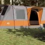 Camping tent with tunnel 4 people waterproof gray orange by vidaXL, tents - Ref: Foro24-94630, Price: 282,61 €, Discount: %