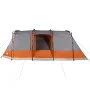 Camping tent with tunnel 4 people waterproof gray orange by vidaXL, tents - Ref: Foro24-94630, Price: 282,61 €, Discount: %