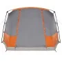 Camping tent with tunnel 4 people waterproof gray orange by vidaXL, tents - Ref: Foro24-94630, Price: 282,61 €, Discount: %