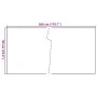 Brown and black synthetic rattan balcony awning 300x90 cm by vidaXL, fence panels - Ref: Foro24-156251, Price: 36,19 €, Disco...