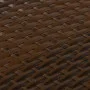 Brown and black synthetic rattan balcony awning 400x80 cm by vidaXL, fence panels - Ref: Foro24-156253, Price: 40,69 €, Disco...
