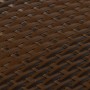 Brown and black synthetic rattan balcony awning 1000x100 cm by vidaXL, fence panels - Ref: Foro24-156264, Price: 131,25 €, Di...