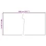 Braune und schwarze Balkonmarkise aus synthetischem Rattan, 1000 x 100 cm von vidaXL, Zaunpaneele - Ref: Foro24-156264, Preis...