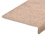 Stufenmatte 15 Stück brauner gestanzter Stoff 65x21x4cm von vidaXL, Treppenmatten - Ref: Foro24-134561, Preis: 47,31 €, Rabat...