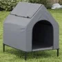 Oxford fabric and anthracite gray steel dog house by vidaXL, Dog kennels - Ref: Foro24-172590, Price: 62,56 €, Discount: %