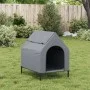 Oxford fabric and anthracite gray steel dog house by vidaXL, Dog kennels - Ref: Foro24-172590, Price: 62,56 €, Discount: %