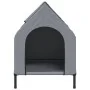 Oxford fabric and anthracite gray steel dog house by vidaXL, Dog kennels - Ref: Foro24-172590, Price: 62,56 €, Discount: %