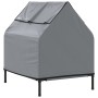 Casa para perros tela Oxford y acero gris antracita de vidaXL, Casetas para perros - Ref: Foro24-172590, Precio: 63,96 €, Des...