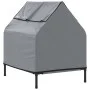 Oxford fabric and anthracite gray steel dog house by vidaXL, Dog kennels - Ref: Foro24-172590, Price: 62,56 €, Discount: %