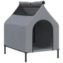 Oxford fabric and anthracite gray steel dog house by vidaXL, Dog kennels - Ref: Foro24-172590, Price: 62,56 €, Discount: %