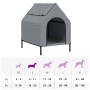 Hundehütte aus Oxford-Stoff und anthrazitgrauem Stahl von vidaXL, Hundehütten - Ref: Foro24-172590, Preis: 63,78 €, Rabatt: %