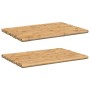 Alfombrillas de baño 2 unidades bambú 70x50 cm de vidaXL, Alfombras y esterillas de baño - Ref: Foro24-366457, Precio: 46,29 ...