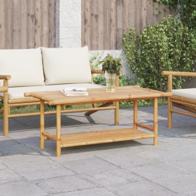 Mesita de centro de bambú 110x55x45 cm de vidaXL, Mesas de centro - Ref: Foro24-366474, Precio: 69,55 €, Descuento: %