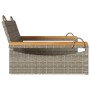 Graue Schaukelbank aus synthetischem Rattan, 63 x 62 x 40 cm von vidaXL, Gartenbänke - Ref: Foro24-368162, Preis: 68,49 €, Ra...