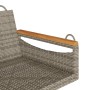 Graue Schaukelbank aus synthetischem Rattan, 63 x 62 x 40 cm von vidaXL, Gartenbänke - Ref: Foro24-368162, Preis: 68,49 €, Ra...