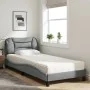 Bed with light gray fabric mattress 90x200 cm by vidaXL, Beds and slatted bases - Ref: Foro24-3208506, Price: 281,13 €, Disco...
