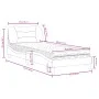 Bed with light gray fabric mattress 90x200 cm by vidaXL, Beds and slatted bases - Ref: Foro24-3208506, Price: 281,13 €, Disco...