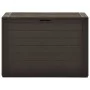 Caja de almacenamiento de jardín marrón 78x44x55 cm de vidaXL, Cajas de almacenaje para exteriores - Ref: Foro24-49442, Preci...
