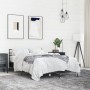 Bettgestell aus Holzwerkstoff und schwarzem Metall, 140 x 200 cm von vidaXL, Betten und Lattenroste - Ref: Foro24-3280042, Pr...